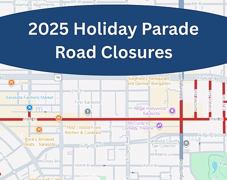 You'd better watch out: Tow-away zones set for Sarasota holiday parade