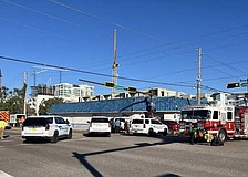 Crash on Fruitville Road involves vehicles into a building