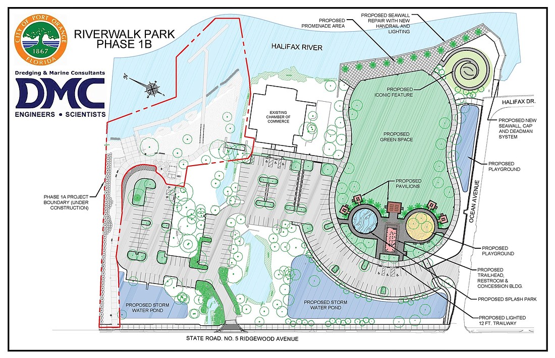 A rendering of Riverwalk Park. Photo courtesy of the City of Port Orange.