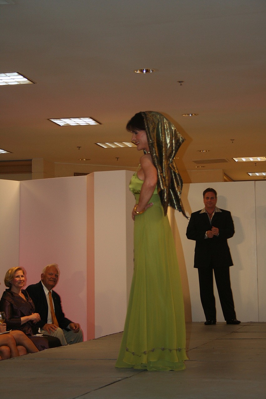 Beth Cannata and Chris Romine model for UnGala Gala