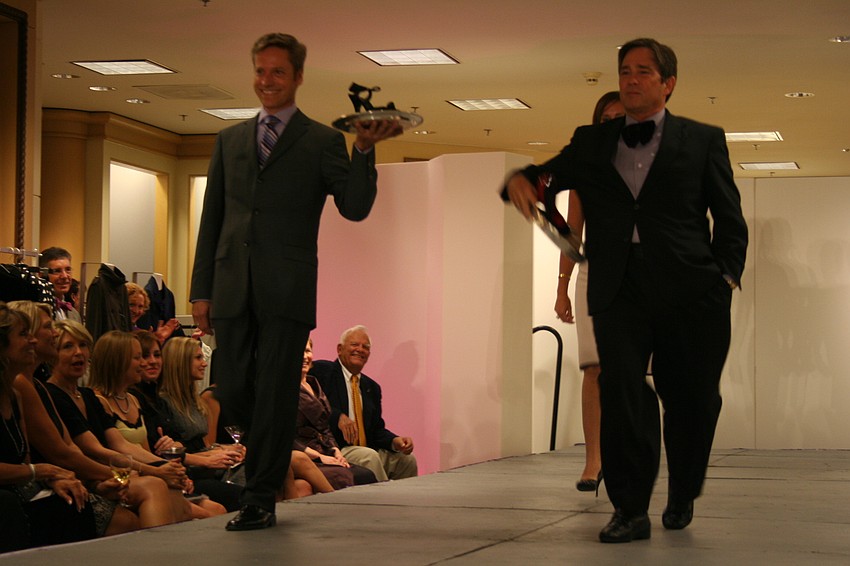 Eric Cross, Terri Vitale and Fletcher Shurley model for Wine, Women and Shoes