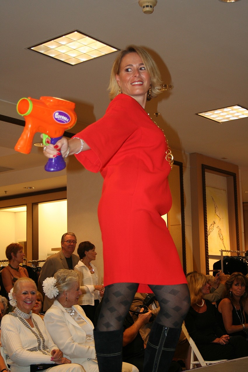 Seanna Gareau models for Daydreams and Wishes fashion show