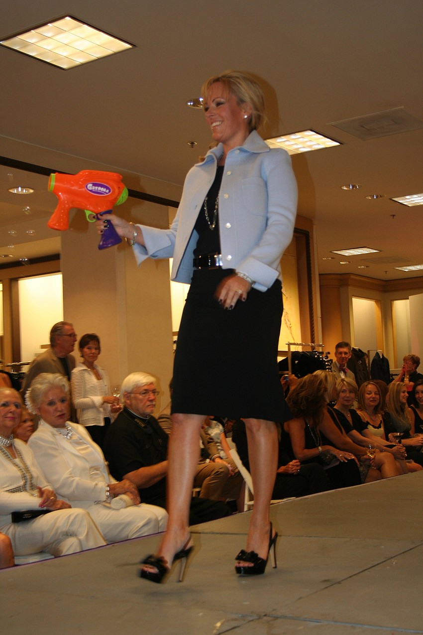 Susan Jones models for Daydreams and Wishes fashion show