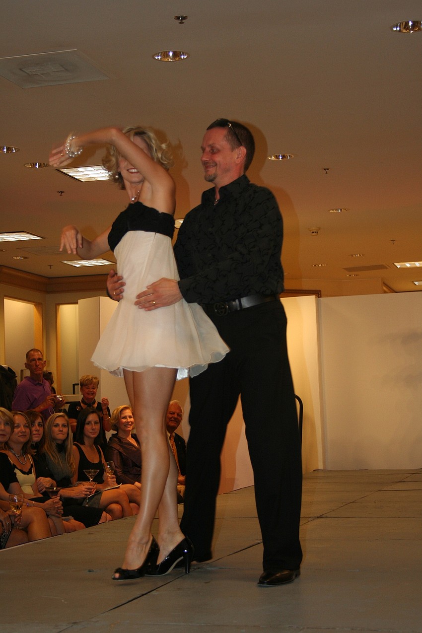 Kate Walsh Honea and Iain Webb model for Sarasota Ballet's Opening Night Gala 'A Love Affair'