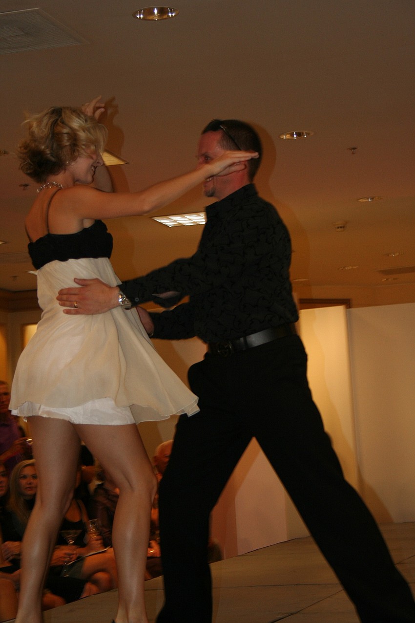 Kate Walsh Honea and Iain Webb model for Sarasota Ballet's Opening Night Gala 'A Love Affair'