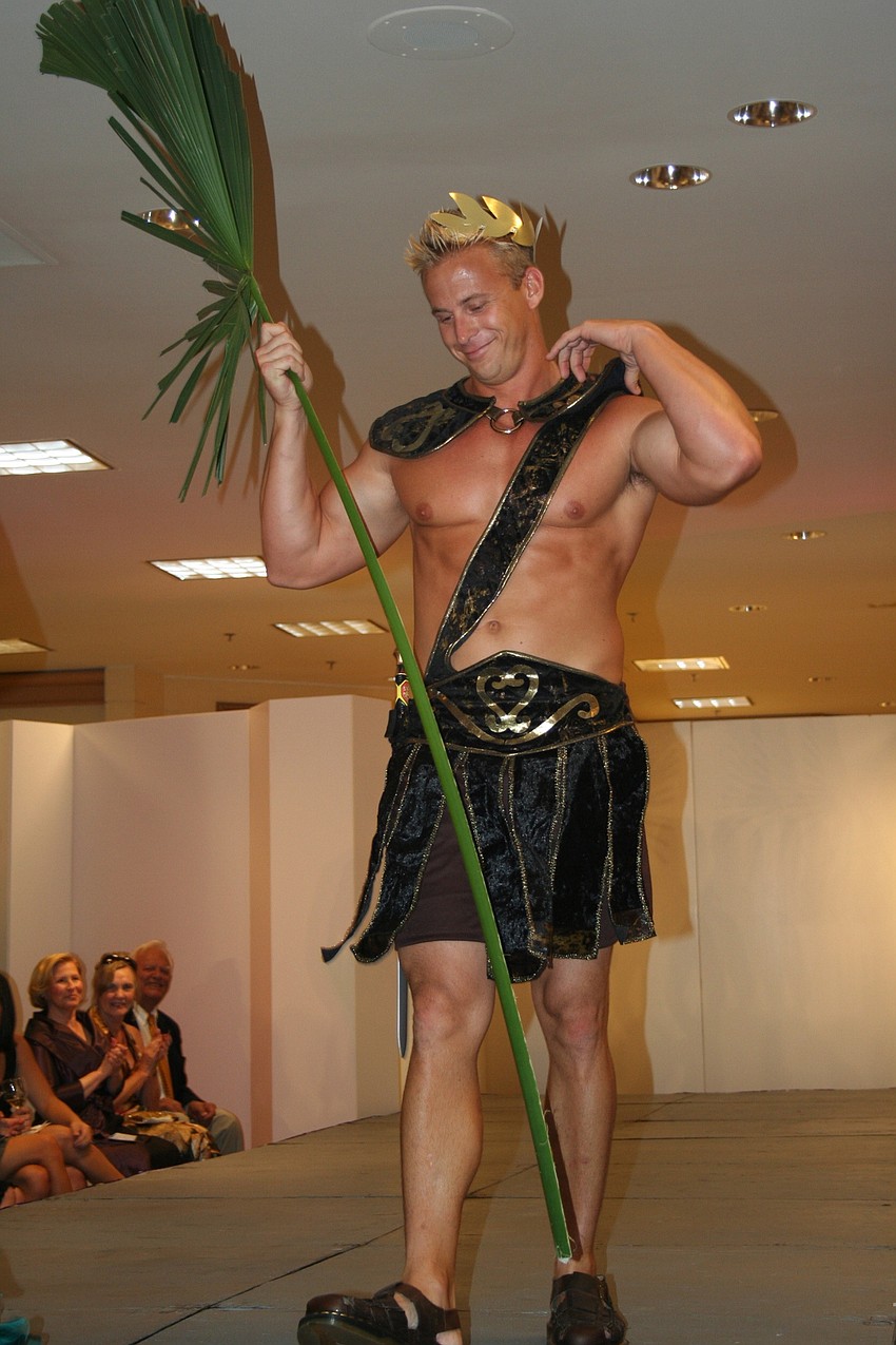 Wendy Mann Resnick and her gladiators modeled for 'Gathering of the Goddesses'