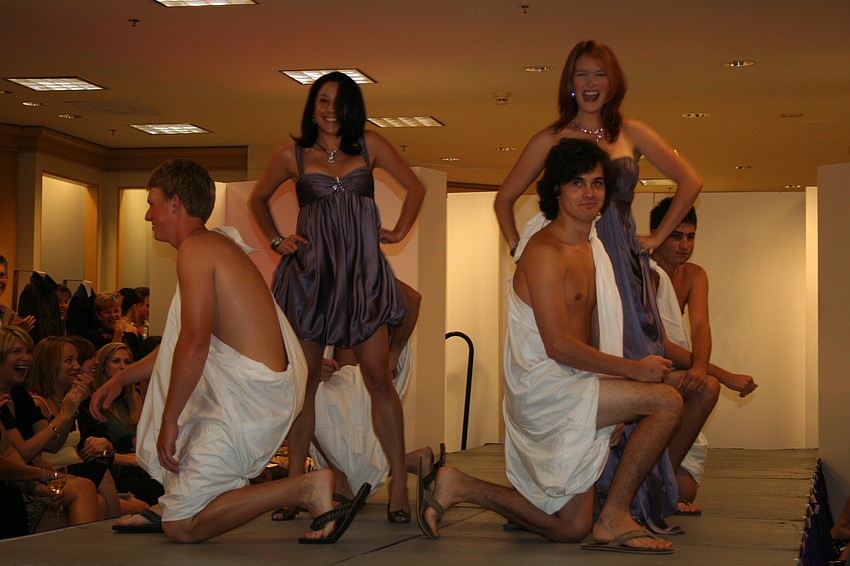 Amie Swan and Emily Walsh model for The Wellness Community's Flight of Hope to Ancient Rome