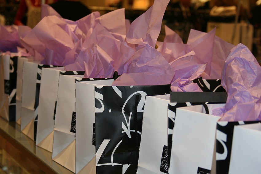 Black Tie Social Calendar gift bags