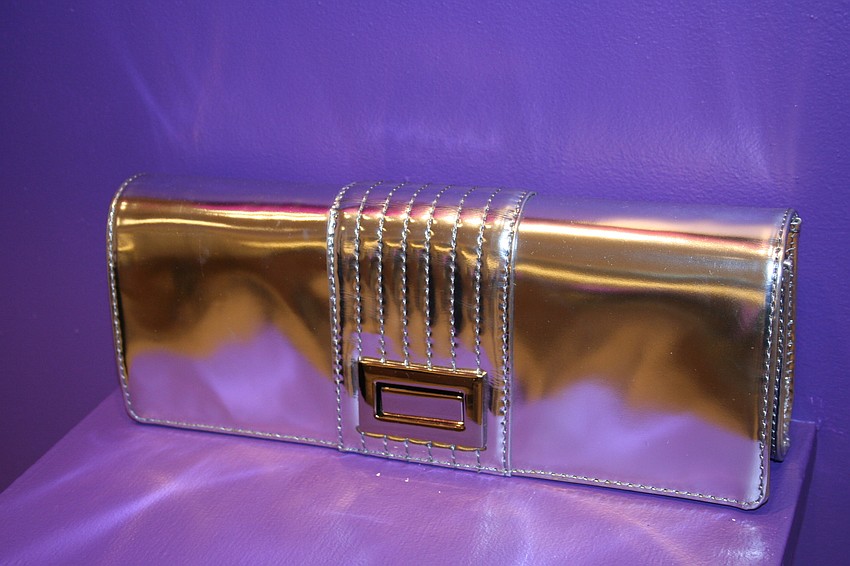 Black Tie Bash painted Saks Fifth Avenue purple