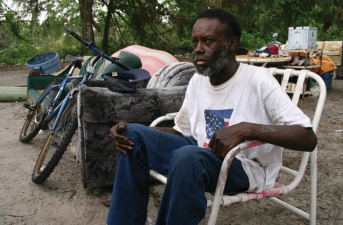 Some of the hurricane victims living in Arcadia are still homeless. Most of their food comes from Myakka City United Methodist Church's relief ministry.