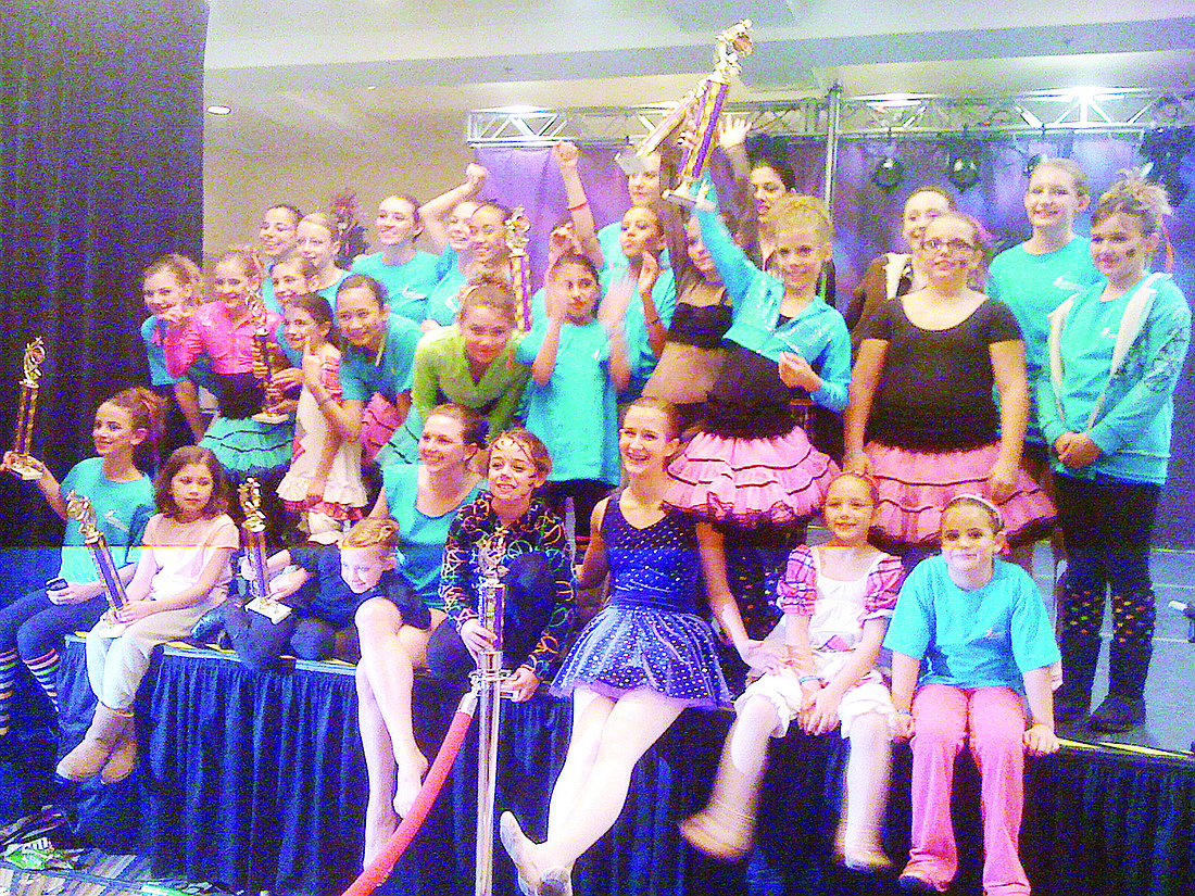 Flagler School of Dance's 39 team members, ages 6-18, took home awards in pointe, ballet, jazz, tap and musical theater. COURTESY PHOTO