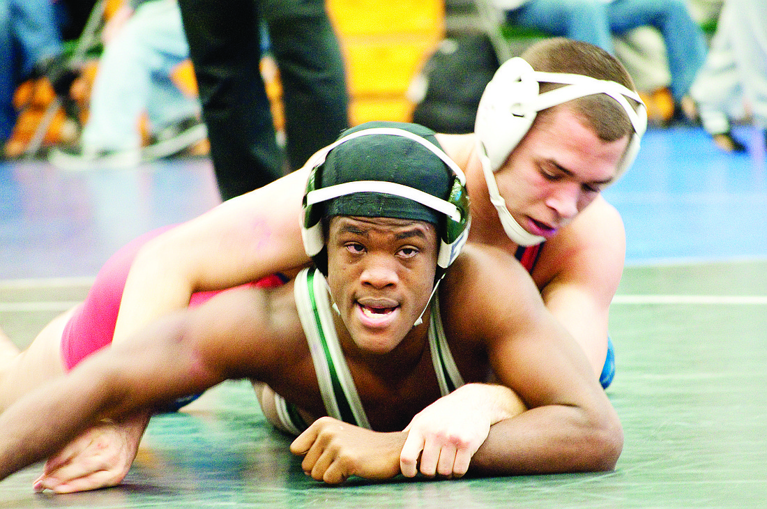 FPC's JZ Williams suffered his first two losses of the season, finishing in fourth place in the 135-pound weight class. PHOTOS BY SHANNA FORTIER