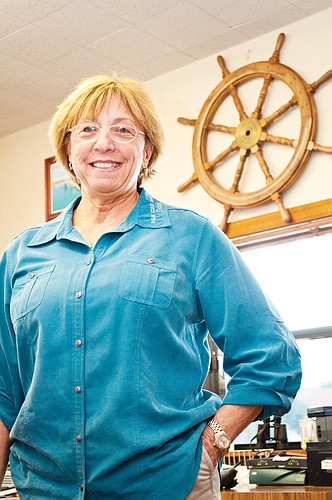 Harbormaster Debbie Hogan has worked at the Palm Coast Marina for 30 years.