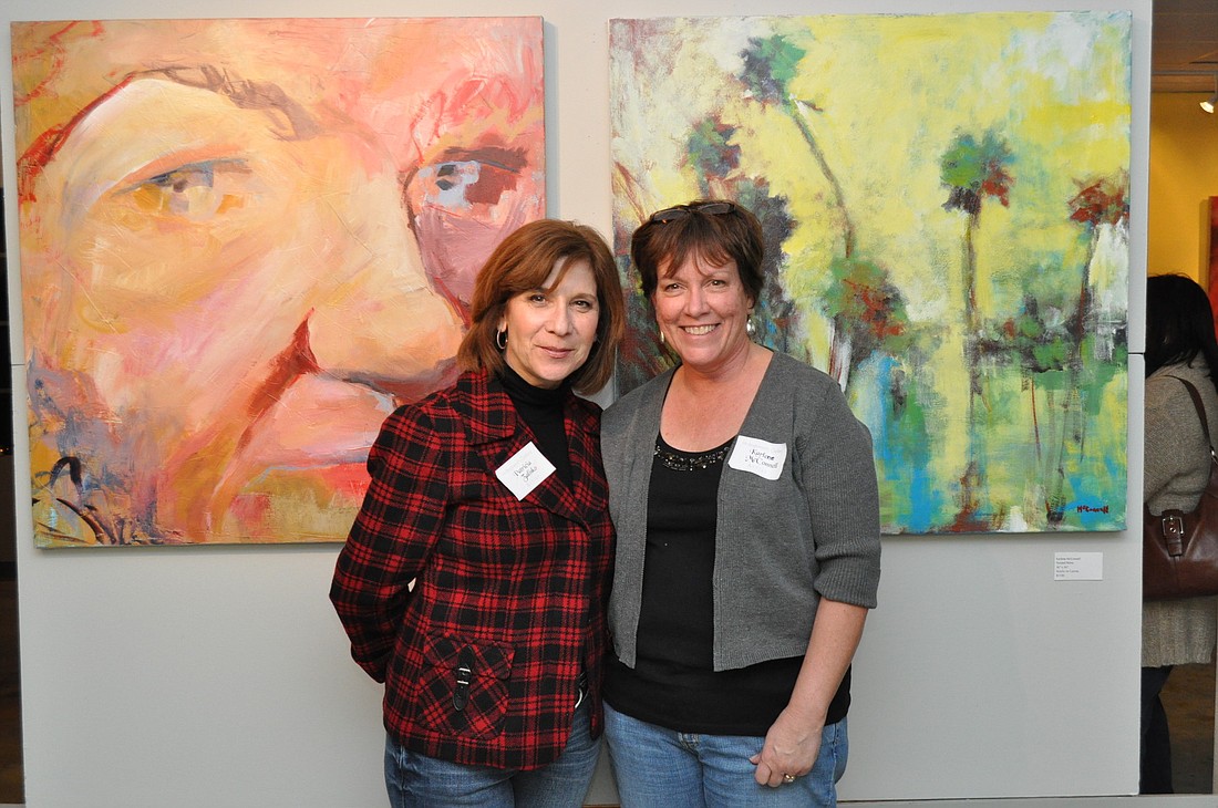 Artwork by Pat Zalisko and Karlene McConnell was selected in a dual show through March 1, at Hollingsworth Gallery.