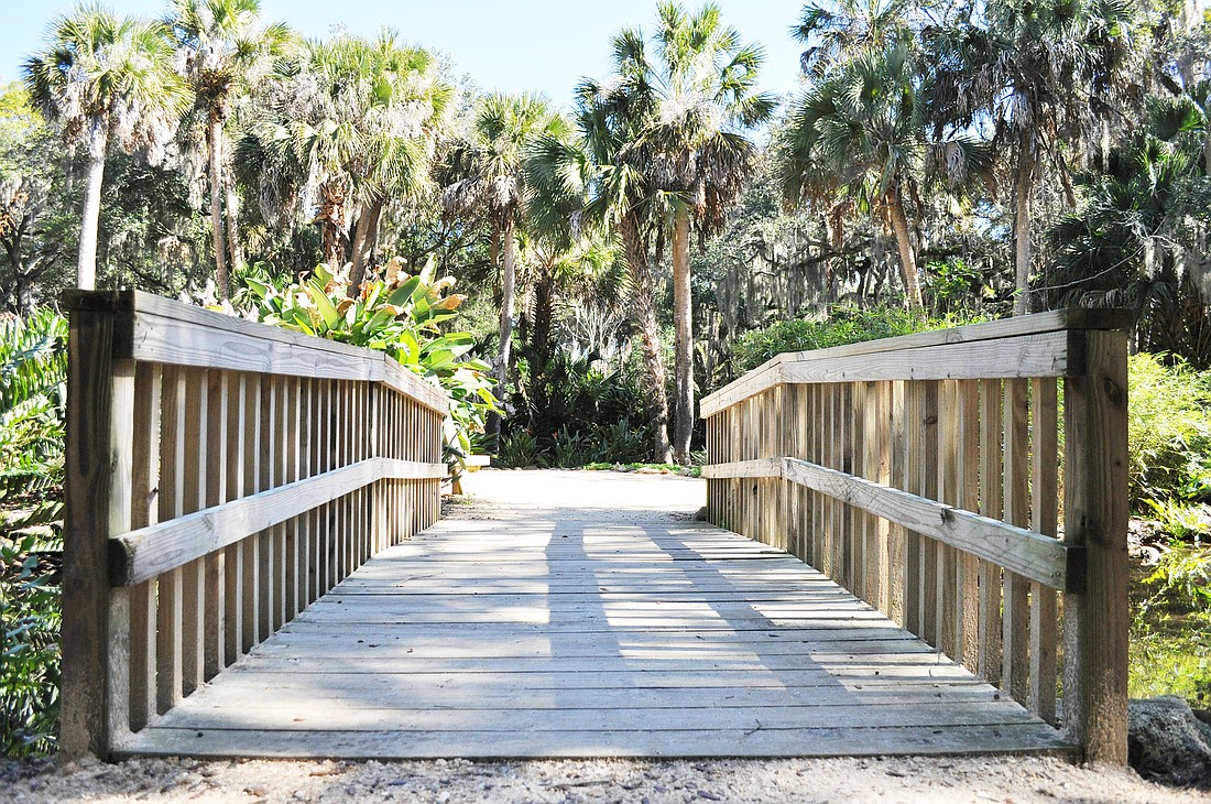 Washington Oaks Gardens State Park is one of two area parks that will stay open according to the budget plan for the state, officials said last week. PHOTOS BY SHANNA FORTIER