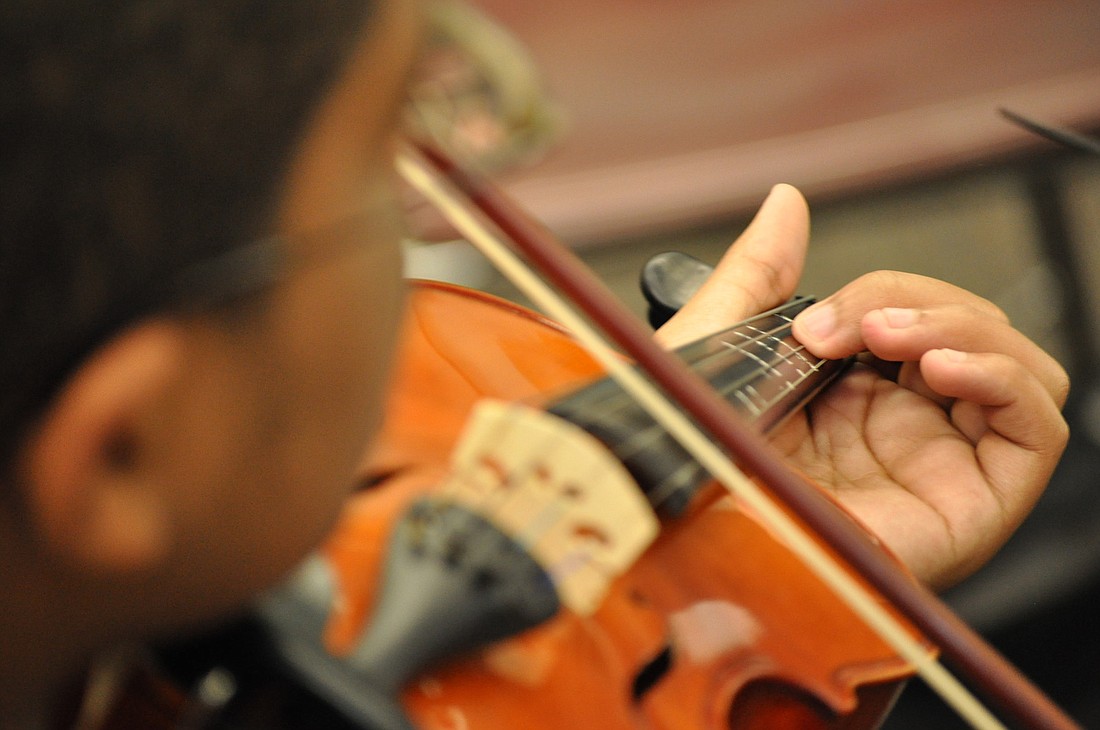The Flagler Youth Orchestra practices on Mondays and Wednesdays, at Indian Trails Middle School, and performs at least three concerts a year.