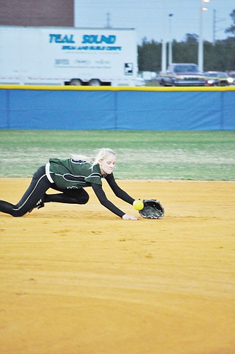 FPC's Destiny Kelly went two-for-four at the plate with one run scored. PHOTOS BY SHANNA FORTIER