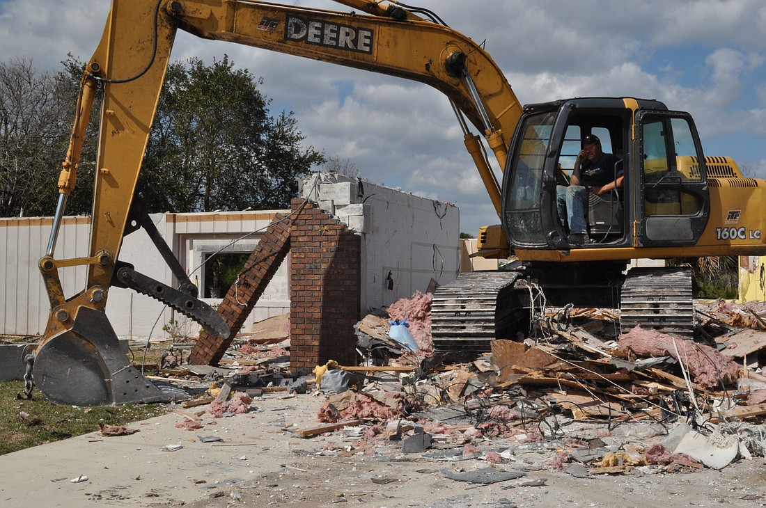 The home at 13 Floral Court was demolished.