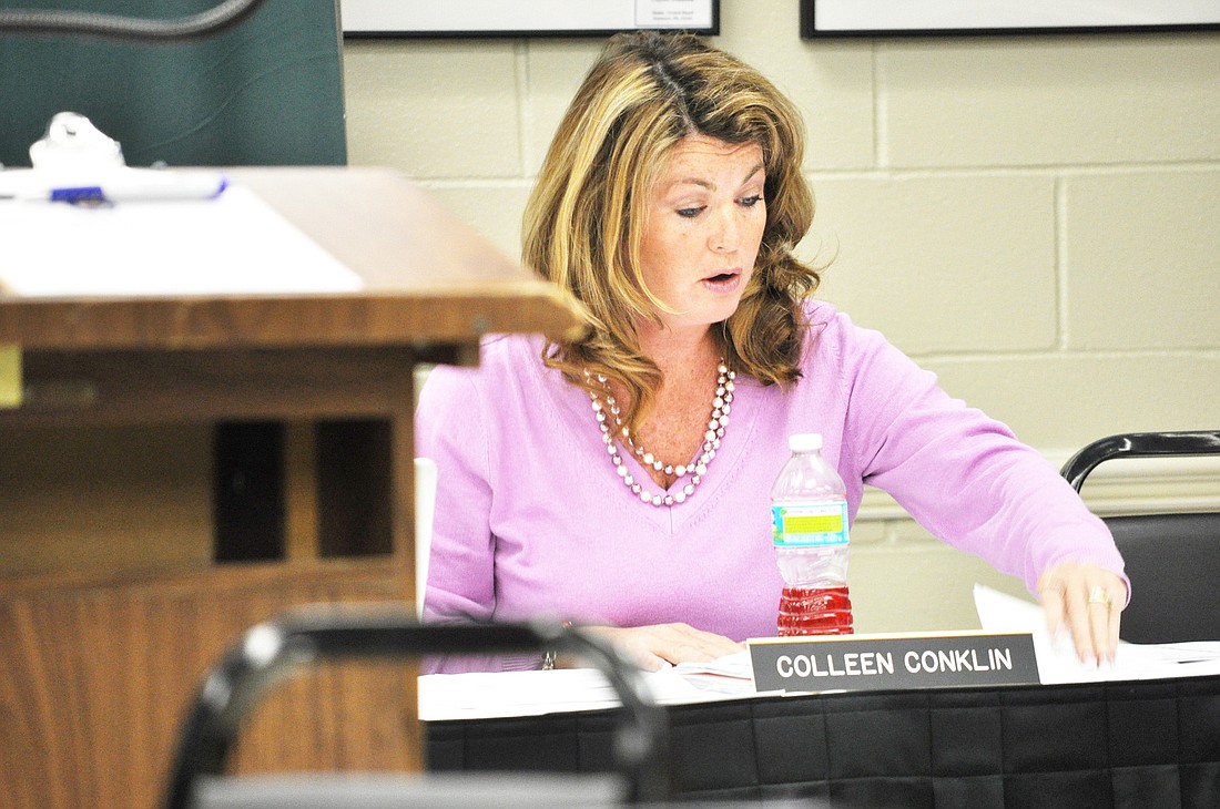 School Board's Colleen Conklin. PHOTOS BY SHANNA FORTIER