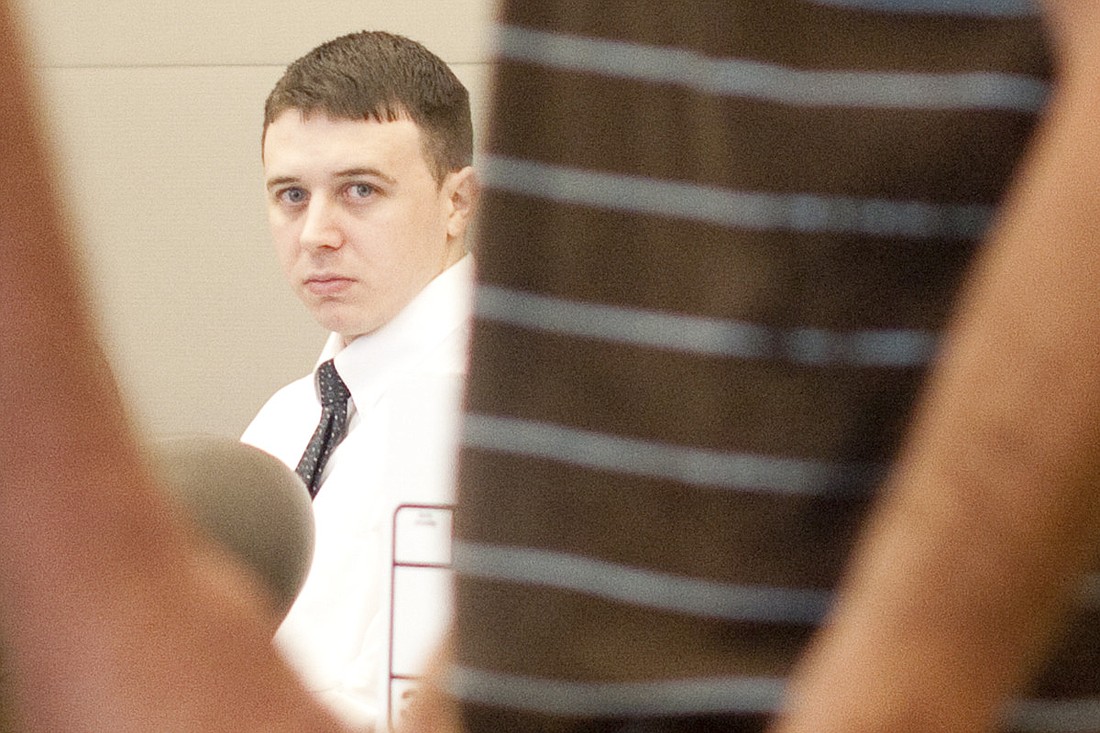 William Gregory, shown here during jury selection in October, in Flagler County.