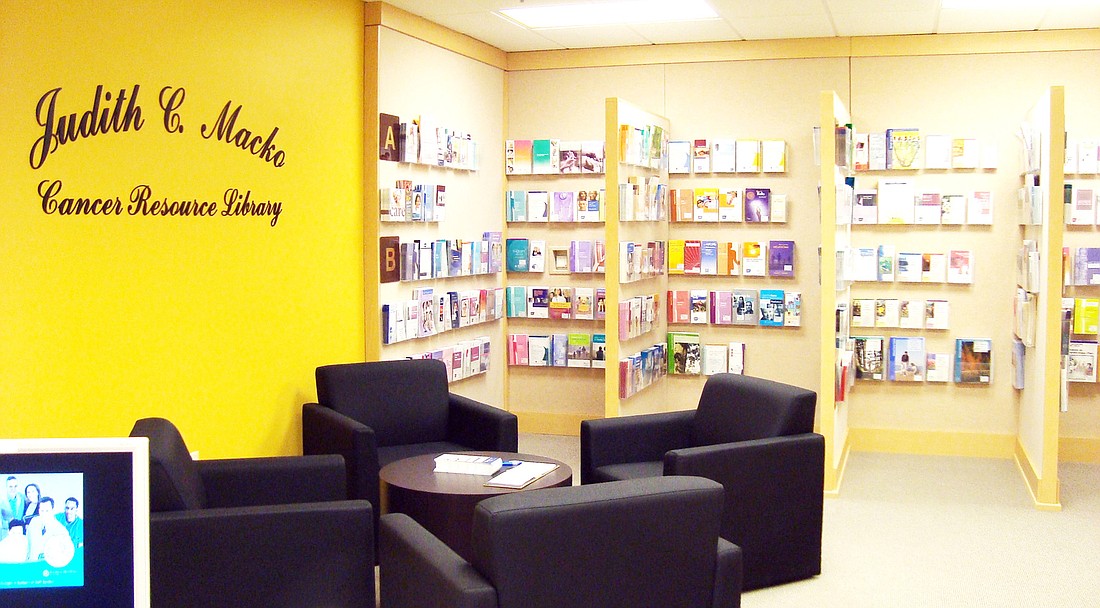 For information on the Judith C. Macko Cancer Resource Library, call 586-2084. COURTESY PHOTO