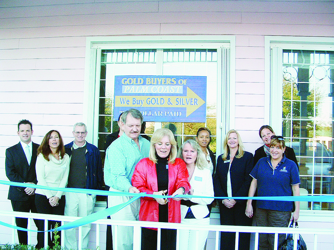 Gold Buyers of Palm Coast held a grand opening Tuesday, February 8, at 4845 Belle Terre Parkway. Call 904-315-5986 for more information. COURTESY PHOTO