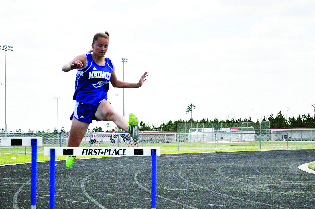 Breanna Schmuck runs the 100- and 300-meter hurdles, as well as the 4x100-meter relay.
