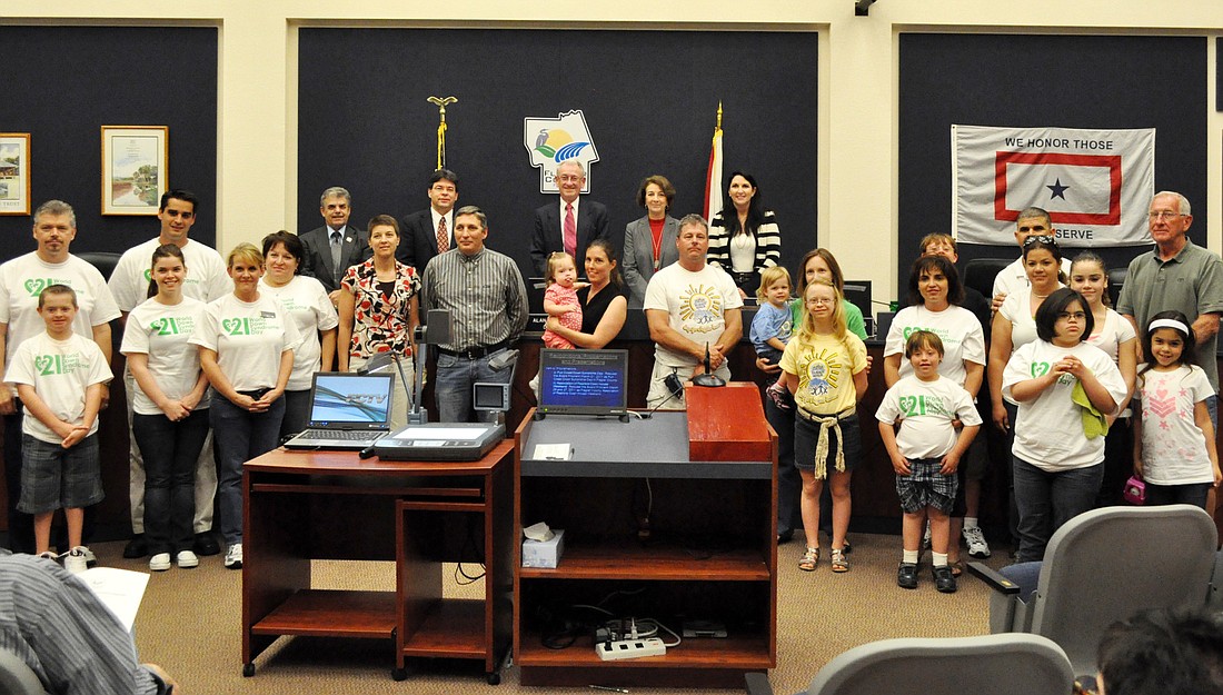 The Flagler County Board of County Commissioners proclaimed March 21, 2011, as Fun Coast Down Syndrome Day at its Monday, March 21, regular meeting.