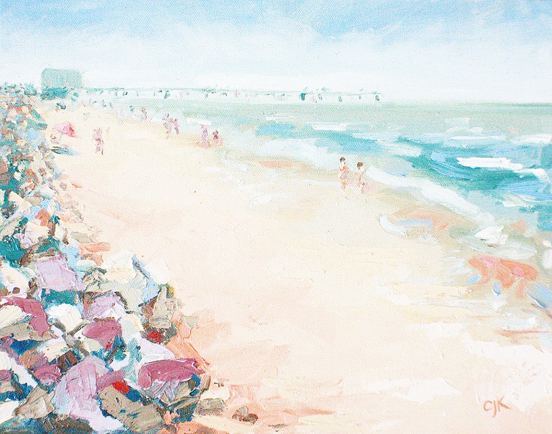 Ã¢â‚¬Å“Rock on Flagler BeachÃ¢â‚¬Âwas painted at last yearÃ¢â‚¬â„¢s event.