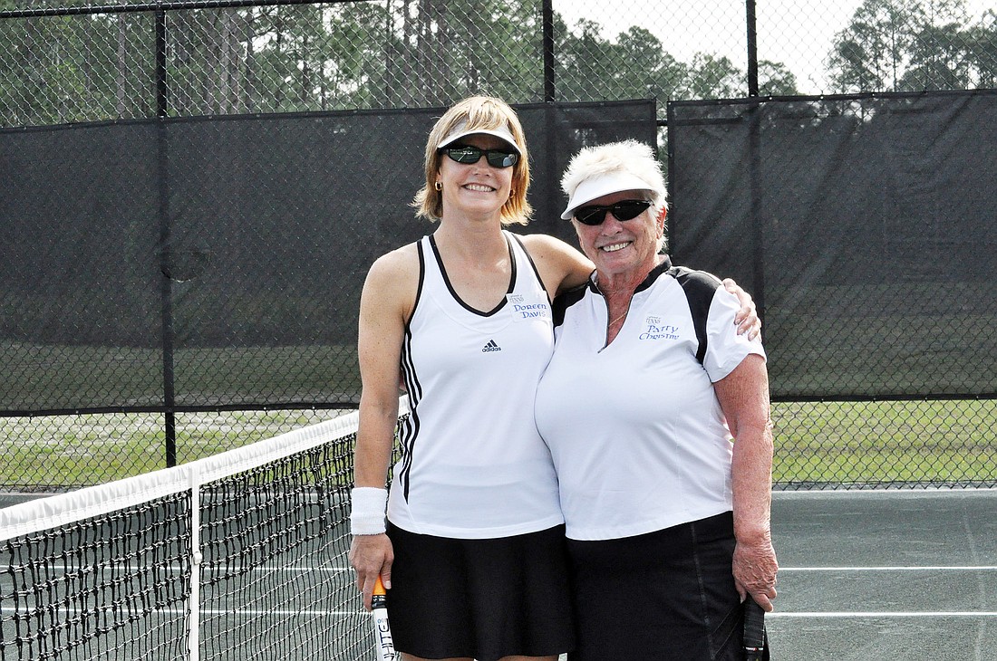 Doreen Davis and Patty Christman were the youngest team in the tournament. PHOTOS BY SHANNA FORTIER