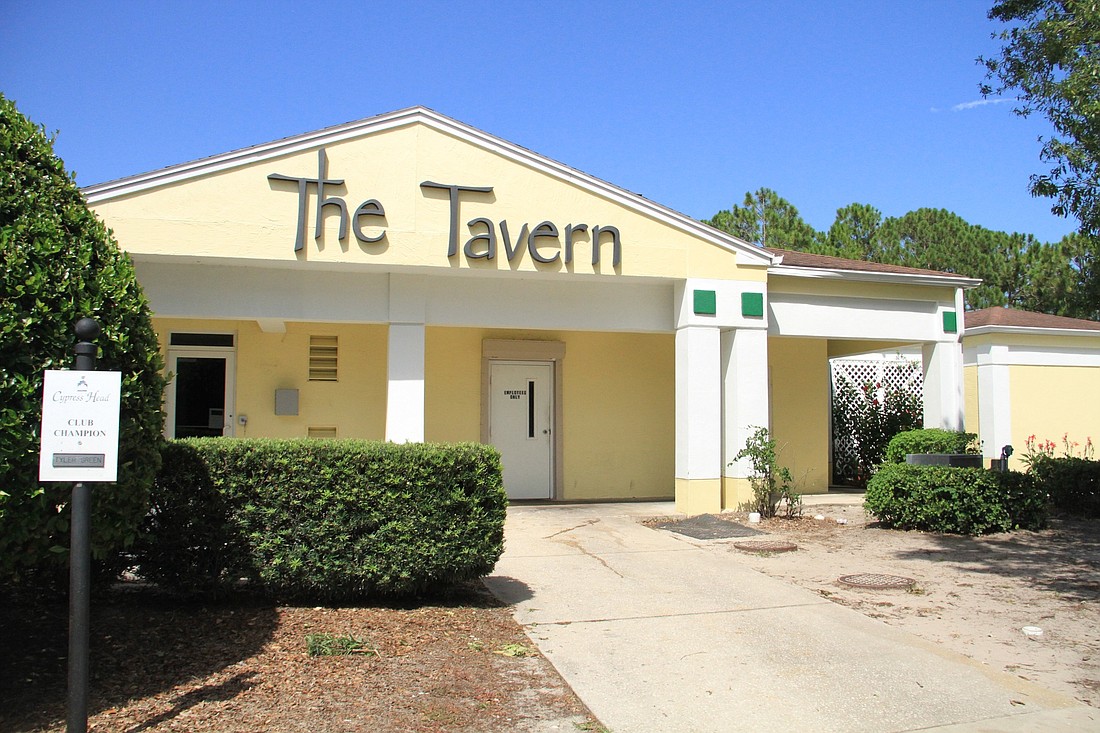 TheÂ Tavern at Cypress Head restaurant at the Cypress Head Golf Course has closed its doors.Â Photo by Nichole Osinski