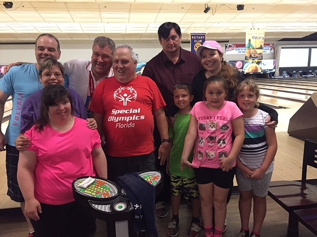 Volusia County Special Olympics held a Bowl-A-Thon fundraiser at Sunshine Bowling Center in DeLand. Photo courtesy of Volusia County Special Olympics