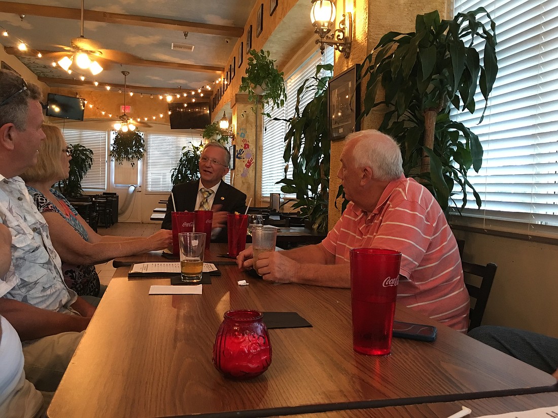 Port Orange City Manager Jake Johansson is asking residents to make sure any debris they have collected after Hurricane Irma is out of the streets.Â Photo by Nichole Osinski