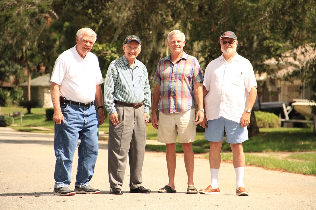 Ed Bourgeois, Jim Bowen, John Cormack and Paul Adams. Photo by Nichole Osinski