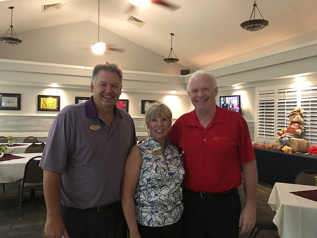 Bob Duquette, Reggie Hunter and Don Burke. Photo by Nichole Osinski
