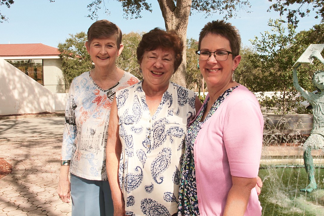 Janice Lowry, Carolyn Hadfield and Kim Harty. Photo by Nichole Osinski