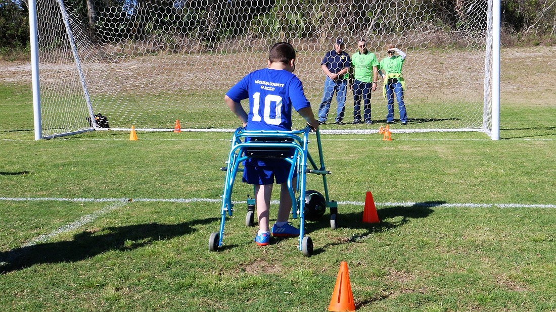 Members of the Knights of Columbus volunteer during a soccer match. Photo courtesy of the Knights of Columbus