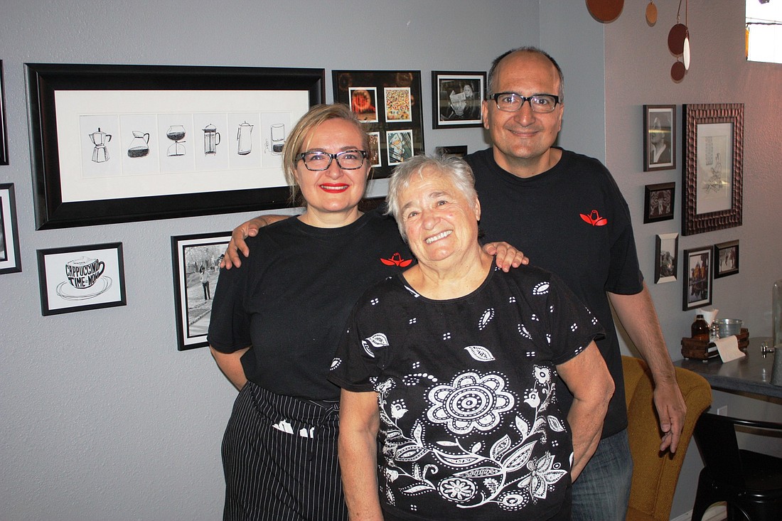 Gordana Andjelic-Davila, Jovana Andjelic and Drago Andjelic have rejoined as a family to open a restaurant. Photo by Wayne Grant