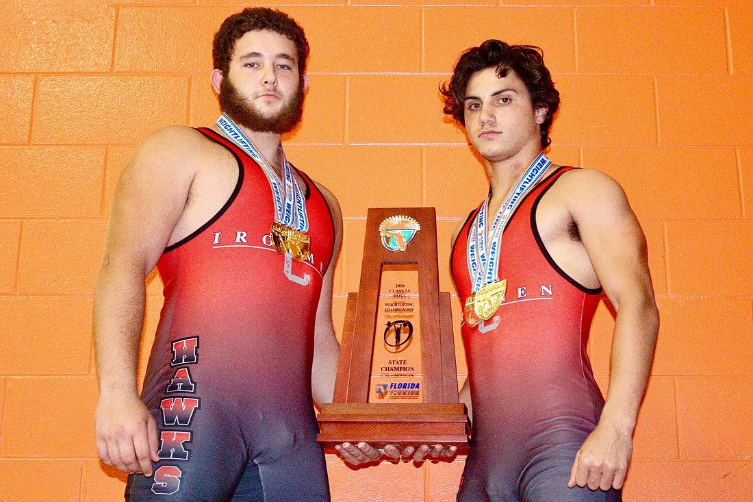 Spruce Creek's Isaac Attias and Vinny Sneed. Photo by Ray Boone