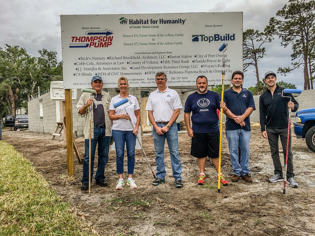 Tom Abbott, Kerry Ravi, John Penny, Rodney Williams, Mark Norcia, Devon O'Donnell. Photo courtesy of Allstate Insurance