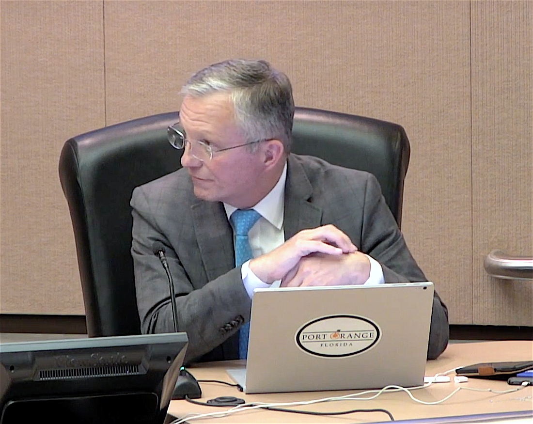 City Manager Jake Johansson encouraged the City Council to only give him a raise if they truly felt he deserved it.