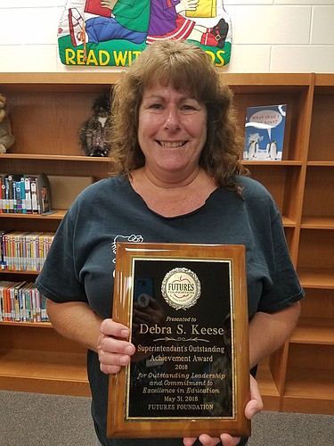 Debra Keese, registrar at Cypress Creek Elementary School. Photo courtesy of Volusia County Schools