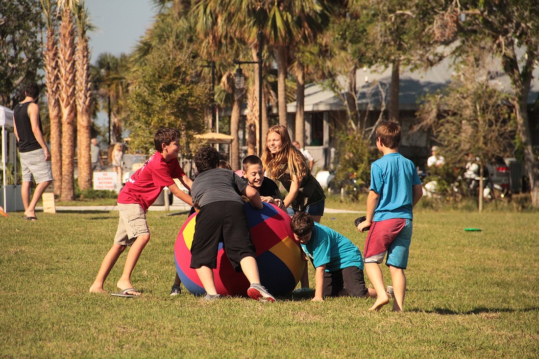 Children play at Riverwalk Park. Photo by Nichole Osinski