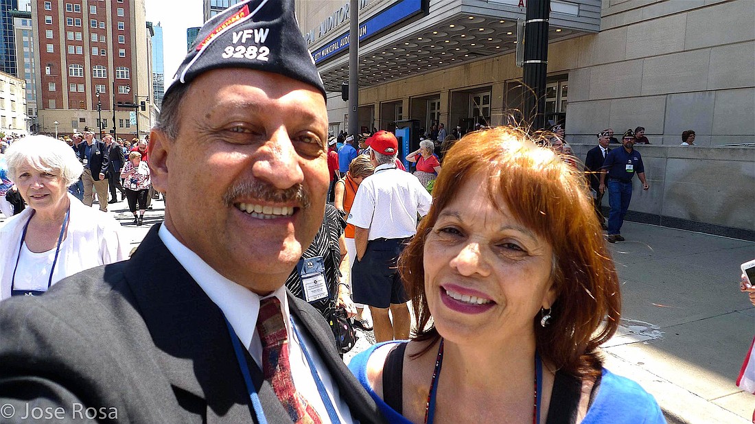 Jose and Martha Rosa traveled to Kansas City for the VFW National Convention. Courtesy photo