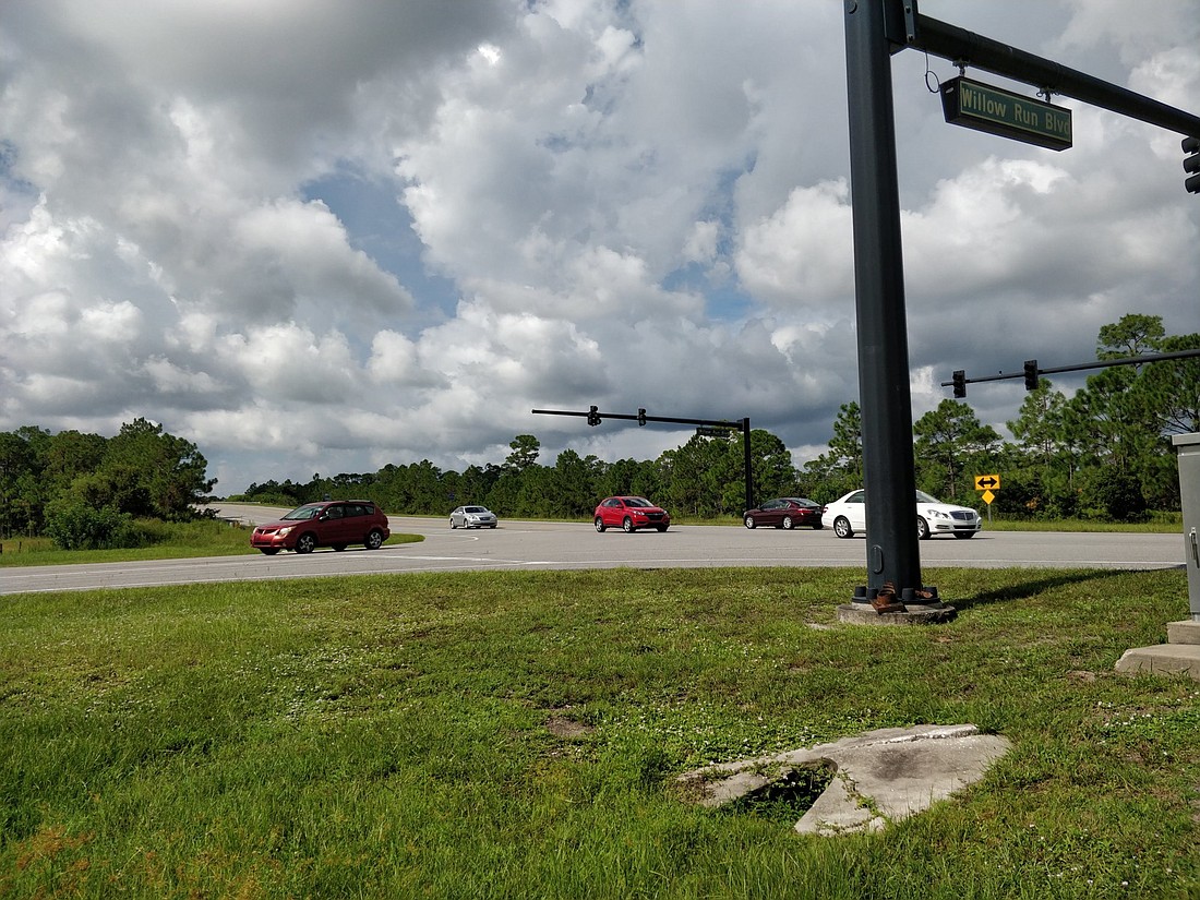 Once completed, YorktowneÂ will serve as as a collector roadway from Hidden Lake Drive to Willow Run Boulevard, which will reduce thru traffic through the Hidden Lake neighborhood. Photo by Lurvin Fernandez.