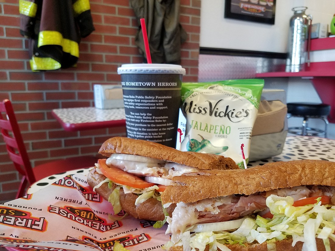 Firehouse Subs serves a variety of cold and hot subs. Photo by Lurvin Fernandez