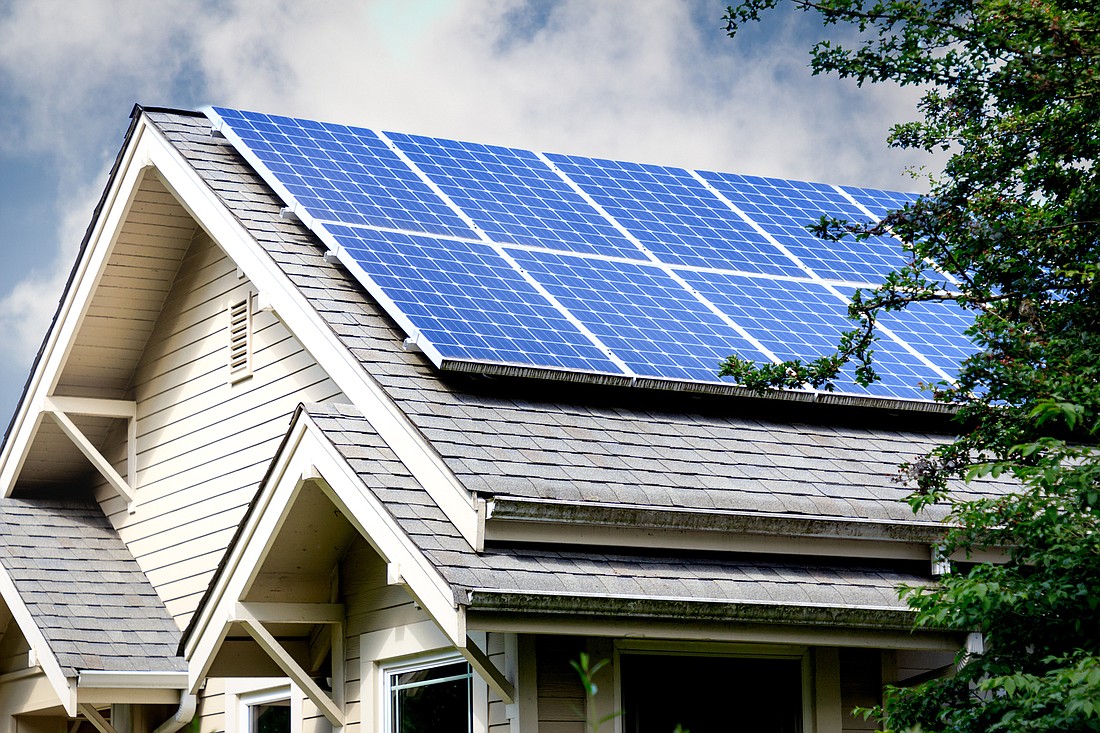 Solar panels are among the improvements commercial and residential property owners can finance through the Property Assessed Clean Energy program. Courtesy photo