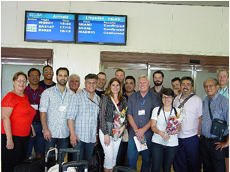 Volusia Hispanic Chamber of Commerce members and others arrive in Cuba for an international trade expo.