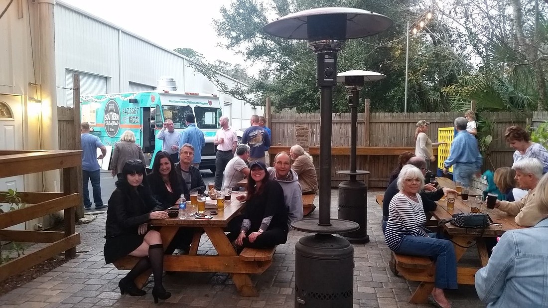 The event brought 350 people to Ormond Brewing Company (Photo courtesy of The Railroad District Facebook page).