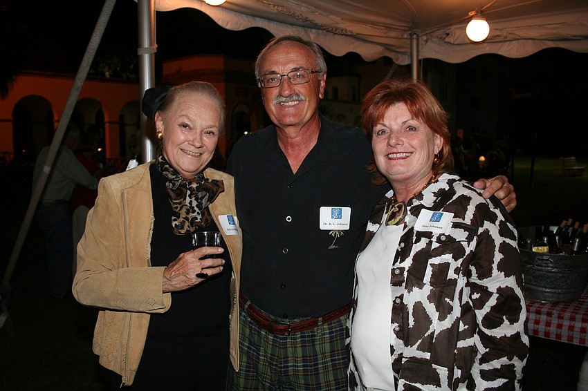 Sylvia Barber with Dr. RC and Jane Johnson